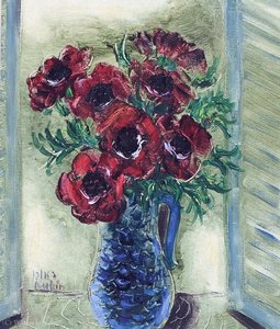 Red Anemones — Reuven Rubin