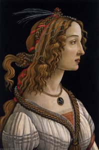 Portrait Of A Young Woman — Sandro Botticelli, Early Renaissance