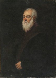 Portrait Of A Bearded Man (after Jacopo Tintoretto) — David Teniers The Younger, Baroque