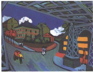 Railway Underpass In Dresden — Ernst Ludwig Kirchner