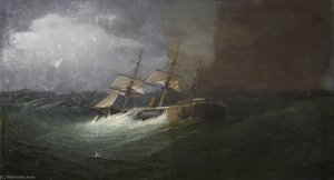 Hms 'captain' In Heavy Weather — Giancinto Gianni
