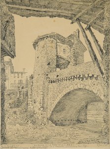 Sospel, Le Pont Vigie — Fernand Combes, Impressionism