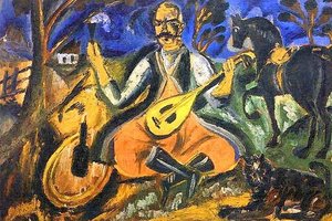 Cossack Mamai — David Davidovich Burliuk