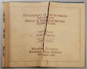 Exhibit Plans For U.s. Department Of The Interior Museum — National Park Service, Eastern Museum Laboratory, Albert Mcclure (1903-1986), Lee Roland Warthen (1893-1949)