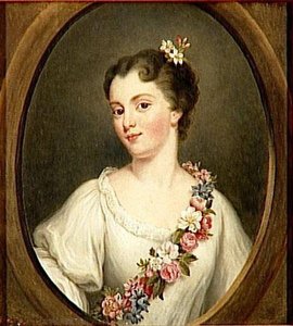 LOUISE ANNE DE BOURBON CONDE, MADEMOISELLE DE CHAROLAIS (1695 1758)
