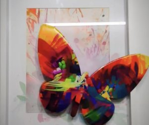 Ethereal Wing Metamorphosis By Dipe, Mixed Media