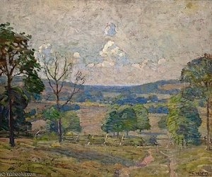 Cart Track At Rocky Hill — N.c. Wyeth