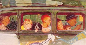 Going And Coming — Norman Rockwell