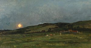 Landscape With Cows — Charles-françois Daubigny