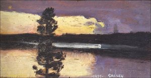 Sunset — Akseli Gallen-kallela