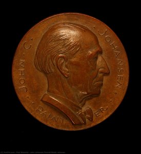 John Johansen Portrait Medal (obverse)