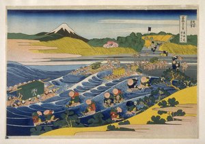 Tokaido Kanaya-fuji — Katsushika Hokusai