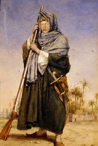 Portrait Of Sir Thomas Phillips In Arab Dress — Richard Dadd