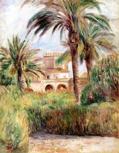 The Test Garden In Algiers — Pierre-auguste Renoir, Impressionism