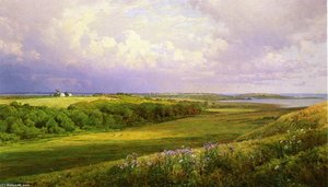 The Watson Farm, Conanicut, Rhode Island — William Trost Richards