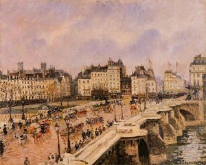 The Pont-neuf — Camille Pissarro, Impressionist Landscape