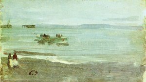 Grey And Silver: Mist - Lifeboat — James Abbott Mcneill Whistler, Impressionism