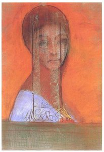 Woman With Veil — Odilon Redon, Naive Art / Primitivism