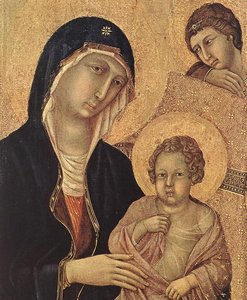 Maestà (detail) — Duccio Di Buoninsegna, Sienese Gothic