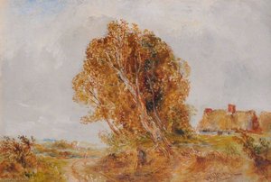 Trees And Cottage — William Joseph Julius Caesar Bond