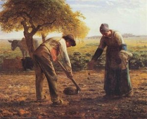 The Potato Growers — Jean-françois Millet, Contemporary Realism