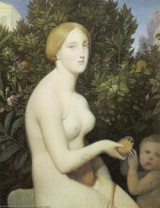 Venus At Paphos — Jean-auguste-dominique Ingres
