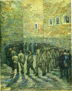 Prisoners Exercising (prisoners Round) — Vincent Willem Van Gogh, Post-impressionism