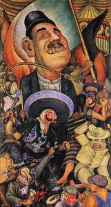 Carnival Of Mexican Life. Dictatorship — Diego Rivera