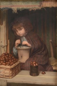 Warming His Hands, — Andre Henri Dargelas