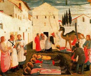 Sepultura De Cosme Y Damián — Fra Angelico, Renaissance Humanism