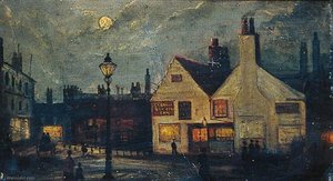Red Cow Inn at Night