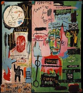 In Italian — Jean Michel Basquiat