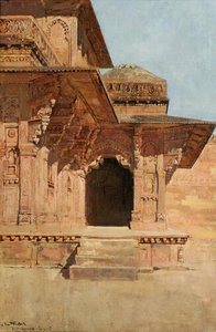 Partial View Of Building At Futtehpore-sikri (fatehpur-sikri) — Эдвин Лорд Уикс