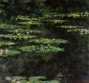 Water-lilies (36) — Claude Monet, Impressionism
