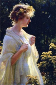 The Golden Profile — Charles Courtney Curran