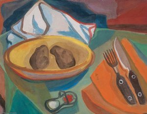 Still-life With Two Potatoes — Margit Anna
