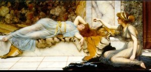 Mischief And Repose — R.b.a John William Godward