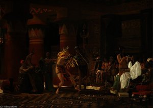 Pastime In Ancient Egypt Three Thousand Years Ago — Lourens Alma Tadema