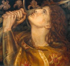 Joan Of Arc 1 — Dante Gabriel Rossetti, Pre-raphaelite Brotherhood