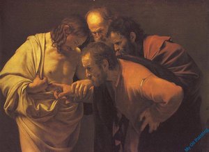 Incredulity Of Saint Thomas — Caravaggio, Baroque Dramatic Intensity