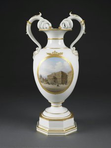 Vase (urbino-vase Mit Schlangenhenkel) — Julius Wilhelm Mantel