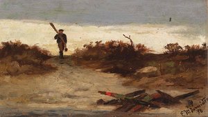 Fisherman By Water — Edward Mitchell Bannister