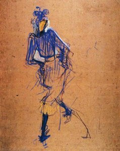 Jane Avril Dancing — Henri De Toulouse-lautrec, Post-impressionism