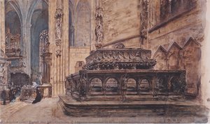 The Tomb Of Emperor Frederick Iii In The Stephansdom In Vienna — Rudolf Von Alt