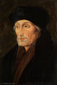 Portrait Of Erasmus Von Rotterdam — Georg Pencz