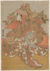 The Lion Dance — Suzuki Harunobu, Ukiyo-e