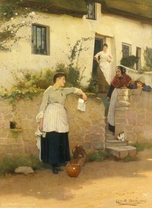 Neighbourly Gossip — Carlton Alfred Smith, Contemporary Realism