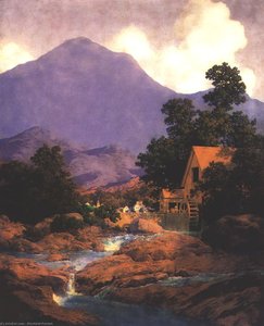 Thy Rocks And Hills — Maxfield Parrish