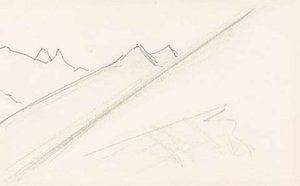Cursory Sketch Of Kulu Valley View — Nicholas Roerich