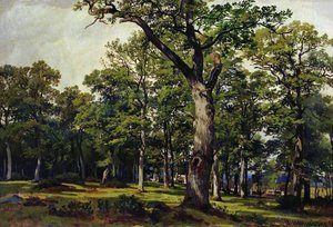 Oak Forest — Ivan Ivanovich Shishkin, Realism